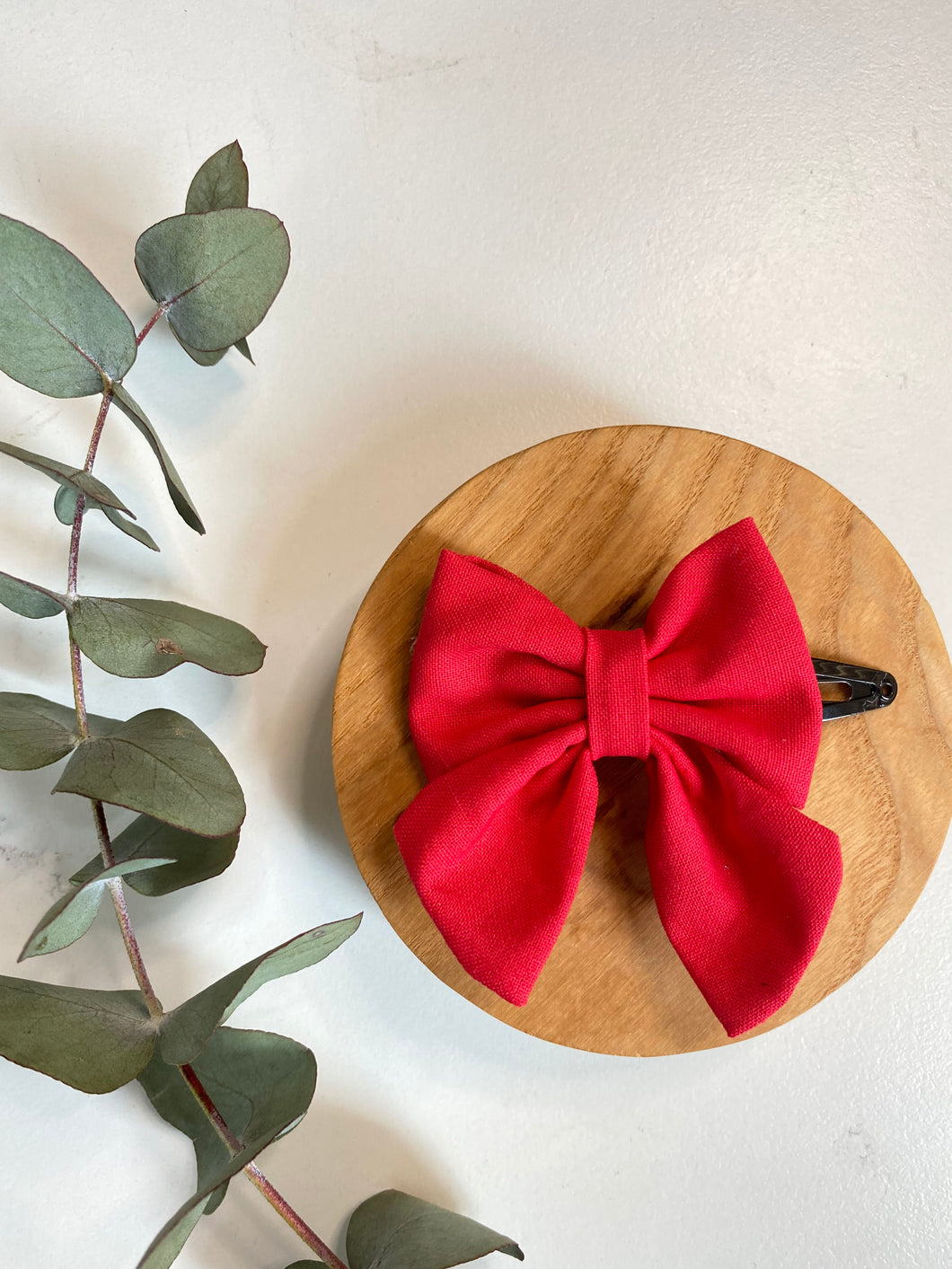 Large Red cotton bow