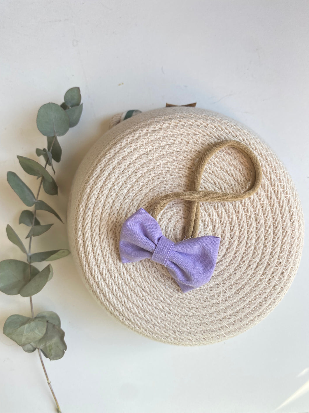Small 'Lavender' Cotton Bow
