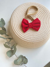 Load image into Gallery viewer, Small &#39;Red&#39; Cotton Bow
