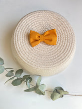 Load image into Gallery viewer, Small &#39;Butterscotch&#39; Cotton Bow
