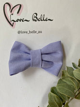 Load image into Gallery viewer, Small &#39;Lavender&#39; Cotton Bow

