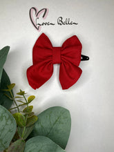 Load image into Gallery viewer, Large Red cotton bow
