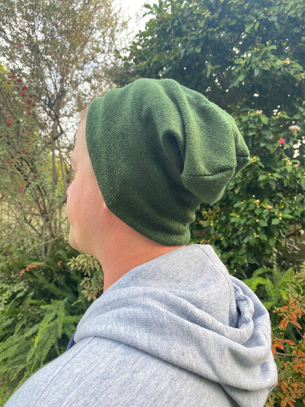 Slouch beanie Adult | Green knit