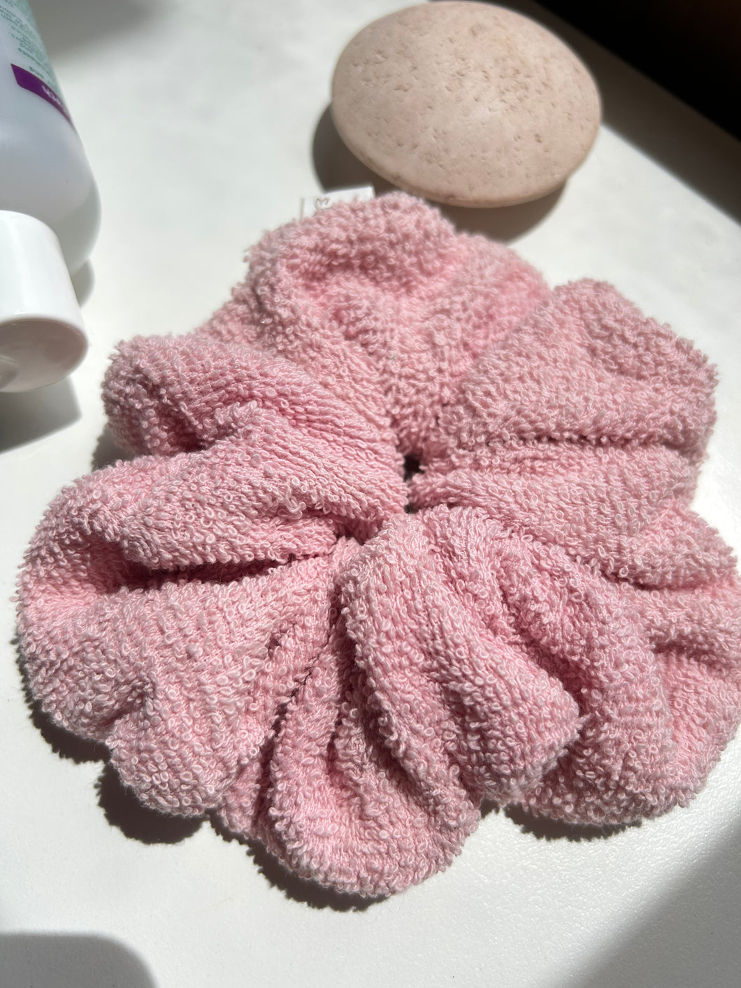 Pink towel Scrunchie